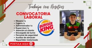 Convocatoria Burger King