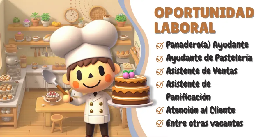¡Reserva tu Vacante en Panaderías!